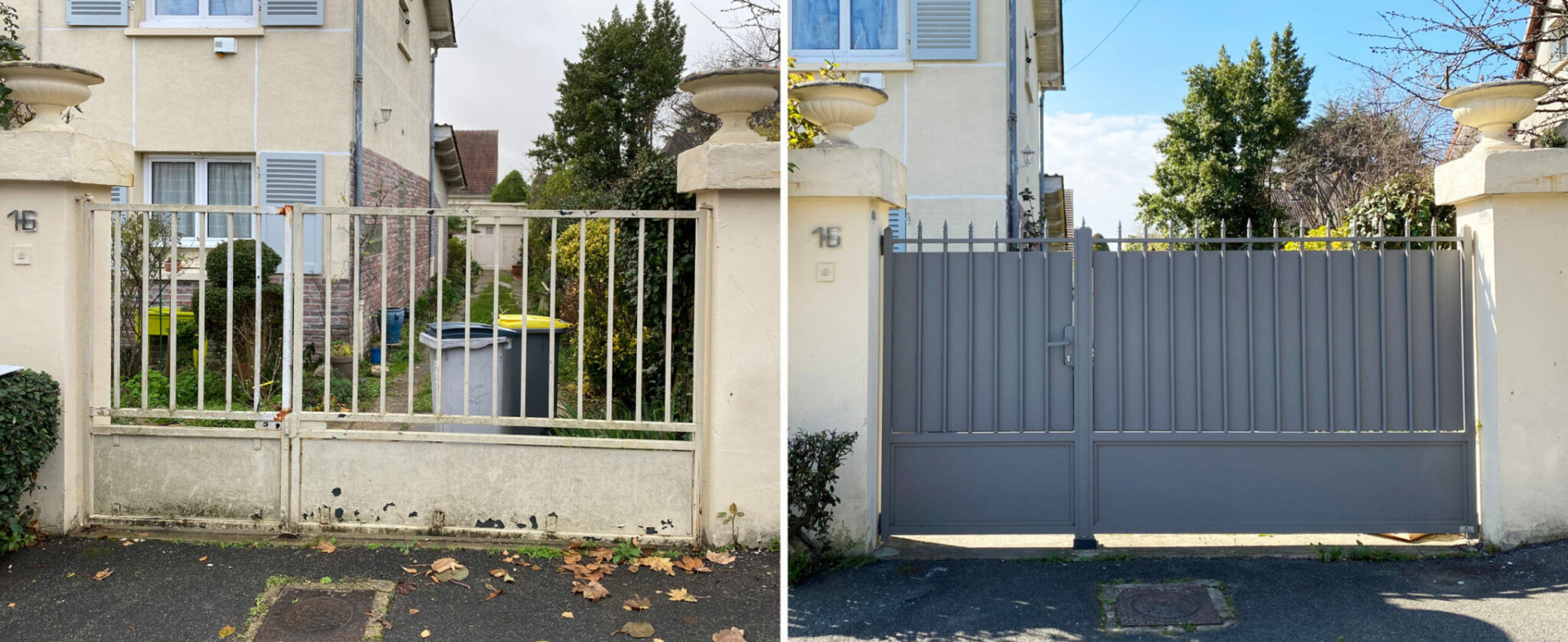 Refaire portail métal, fer