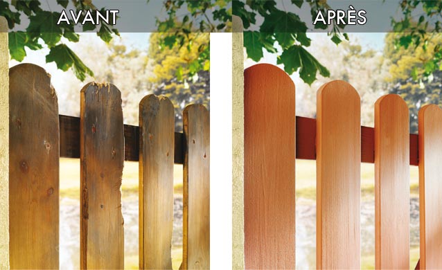 Refaire portail bois